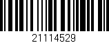 Código de barras (EAN, GTIN, SKU, ISBN): '21114529'