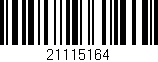 Código de barras (EAN, GTIN, SKU, ISBN): '21115164'