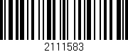 Código de barras (EAN, GTIN, SKU, ISBN): '2111583'