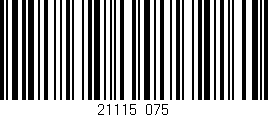 Código de barras (EAN, GTIN, SKU, ISBN): '21115/075'