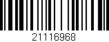 Código de barras (EAN, GTIN, SKU, ISBN): '21116968'