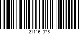 Código de barras (EAN, GTIN, SKU, ISBN): '21116/075'