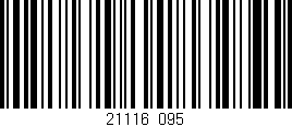 Código de barras (EAN, GTIN, SKU, ISBN): '21116/095'