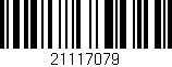 Código de barras (EAN, GTIN, SKU, ISBN): '21117079'