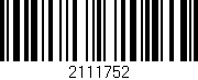 Código de barras (EAN, GTIN, SKU, ISBN): '2111752'