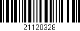 Código de barras (EAN, GTIN, SKU, ISBN): '21120328'