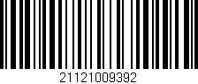 Código de barras (EAN, GTIN, SKU, ISBN): '21121009392'