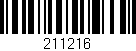 Código de barras (EAN, GTIN, SKU, ISBN): '211216'