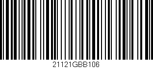 Código de barras (EAN, GTIN, SKU, ISBN): '21121GBB106'