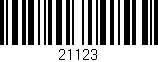 Código de barras (EAN, GTIN, SKU, ISBN): '21123'
