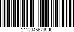 Código de barras (EAN, GTIN, SKU, ISBN): '2112345678900'