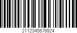 Código de barras (EAN, GTIN, SKU, ISBN): '2112345678924'
