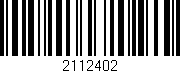 Código de barras (EAN, GTIN, SKU, ISBN): '2112402'