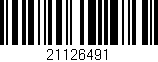 Código de barras (EAN, GTIN, SKU, ISBN): '21126491'