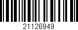 Código de barras (EAN, GTIN, SKU, ISBN): '21126949'