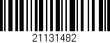 Código de barras (EAN, GTIN, SKU, ISBN): '21131482'