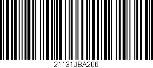 Código de barras (EAN, GTIN, SKU, ISBN): '21131JBA206'