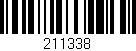 Código de barras (EAN, GTIN, SKU, ISBN): '211338'