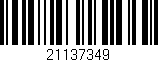 Código de barras (EAN, GTIN, SKU, ISBN): '21137349'