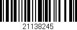 Código de barras (EAN, GTIN, SKU, ISBN): '21138245'