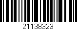 Código de barras (EAN, GTIN, SKU, ISBN): '21138323'