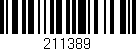 Código de barras (EAN, GTIN, SKU, ISBN): '211389'