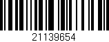 Código de barras (EAN, GTIN, SKU, ISBN): '21139654'