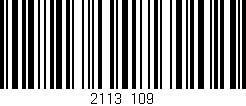 Código de barras (EAN, GTIN, SKU, ISBN): '2113/109'