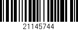 Código de barras (EAN, GTIN, SKU, ISBN): '21145744'