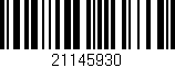 Código de barras (EAN, GTIN, SKU, ISBN): '21145930'