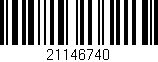 Código de barras (EAN, GTIN, SKU, ISBN): '21146740'