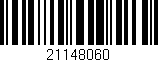 Código de barras (EAN, GTIN, SKU, ISBN): '21148060'