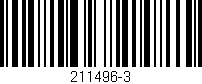 Código de barras (EAN, GTIN, SKU, ISBN): '211496-3'