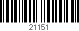 Código de barras (EAN, GTIN, SKU, ISBN): '21151'