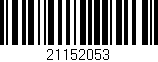 Código de barras (EAN, GTIN, SKU, ISBN): '21152053'