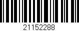 Código de barras (EAN, GTIN, SKU, ISBN): '21152288'