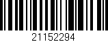 Código de barras (EAN, GTIN, SKU, ISBN): '21152294'
