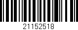 Código de barras (EAN, GTIN, SKU, ISBN): '21152518'