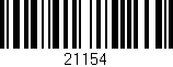 Código de barras (EAN, GTIN, SKU, ISBN): '21154'