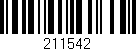 Código de barras (EAN, GTIN, SKU, ISBN): '211542'