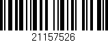 Código de barras (EAN, GTIN, SKU, ISBN): '21157526'