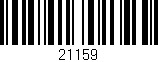 Código de barras (EAN, GTIN, SKU, ISBN): '21159'