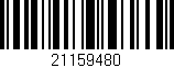 Código de barras (EAN, GTIN, SKU, ISBN): '21159480'
