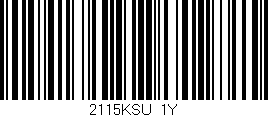 Código de barras (EAN, GTIN, SKU, ISBN): '2115KSU/1Y'