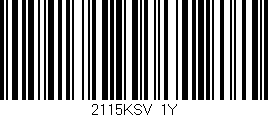 Código de barras (EAN, GTIN, SKU, ISBN): '2115KSV/1Y'
