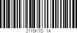Código de barras (EAN, GTIN, SKU, ISBN): '2115KTD/1A'
