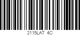 Código de barras (EAN, GTIN, SKU, ISBN): '2115LAT/4C'