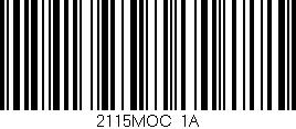 Código de barras (EAN, GTIN, SKU, ISBN): '2115MOC/1A'
