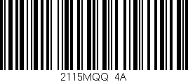 Código de barras (EAN, GTIN, SKU, ISBN): '2115MQQ/4A'