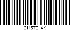 Código de barras (EAN, GTIN, SKU, ISBN): '2115TE/4X'